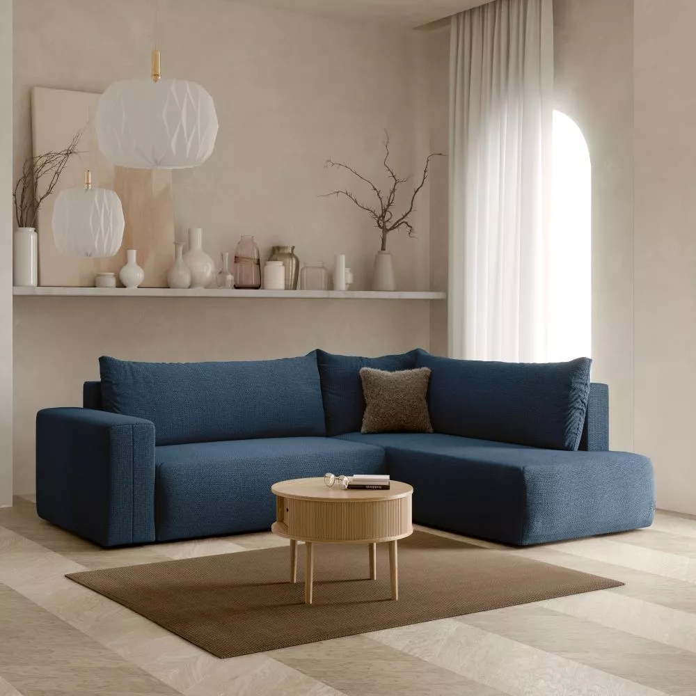 Dīvāns Torretta XL standard · Tumši zils · 200 × 260 × 72 cm
