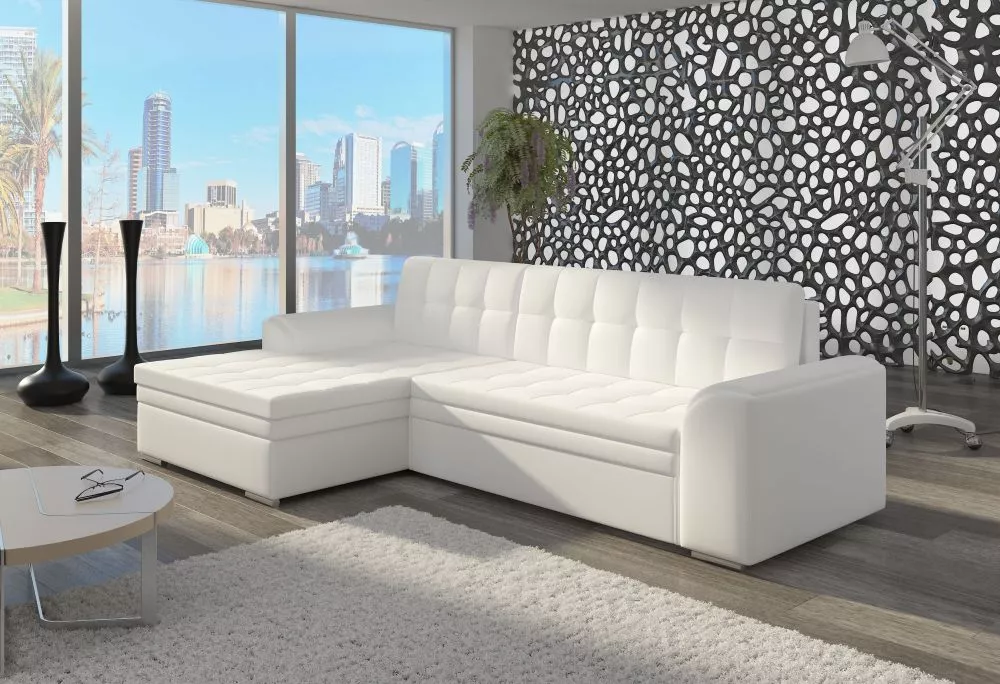 Dīvāns Conforti standard · Balts · 165 × 270 × 80 cm