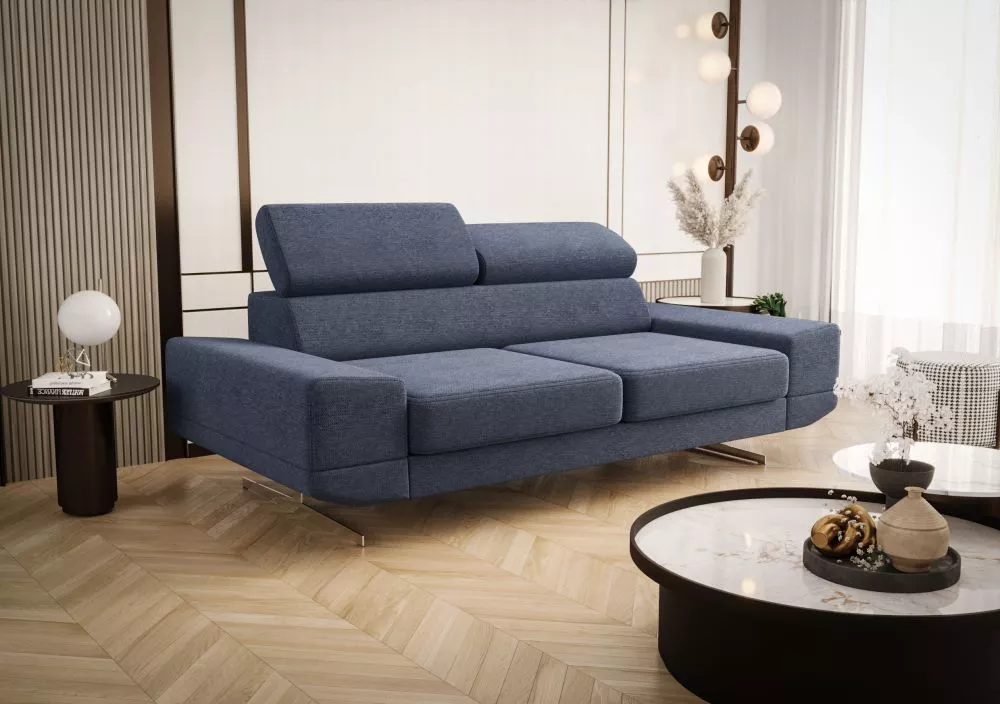 Dīvāns Milano 2 sofa standard · Gaiši zils · 95 × 200 × 78 cm