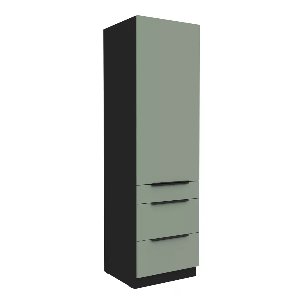 Virtuves skapis Aria Aquamarine 60 DKS-210 3S1F