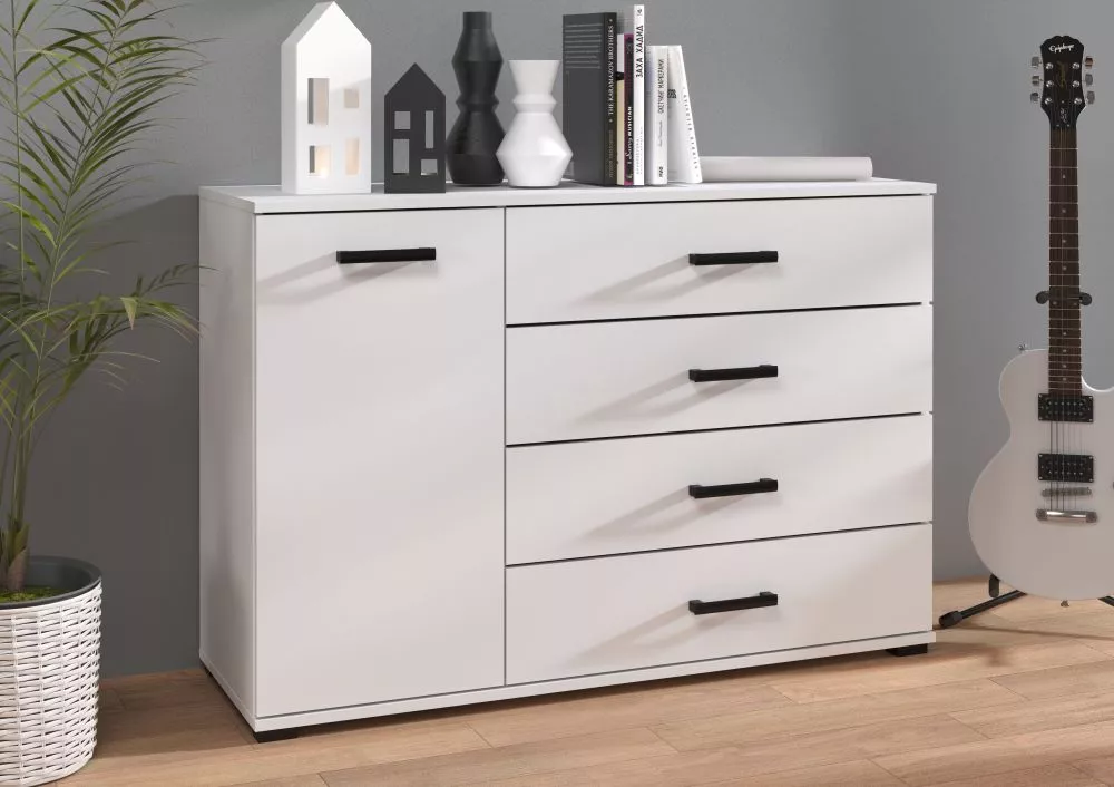 Kumode Frazio F2 · Balts · 120 × 40 × 81.6 cm