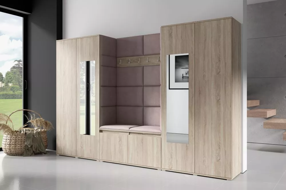 Apavu plaukts Emi 10 Trinity Korpusa krāsa: sonoma, · 280 × 185 × 40 cm