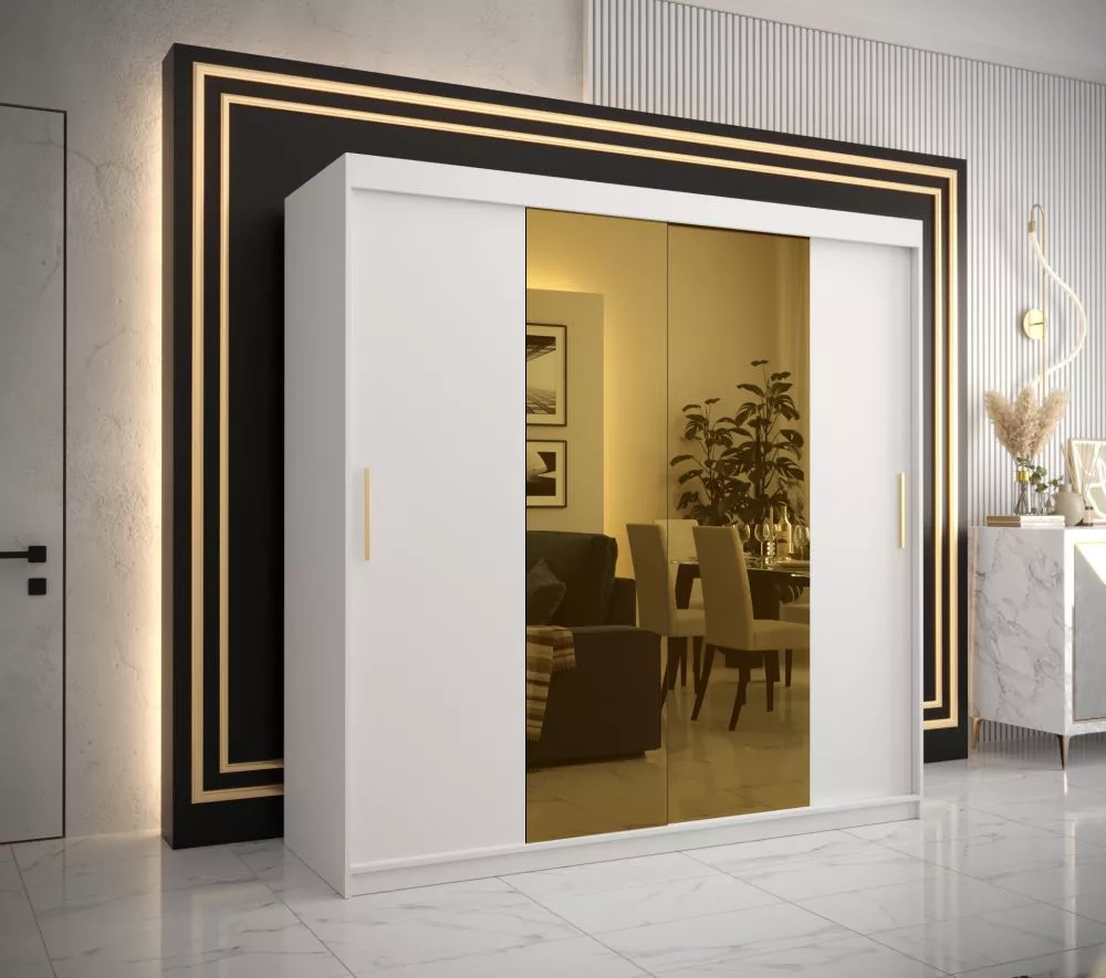 Skapis Golden T1 · Balts · 200 × 62 × 200 cm