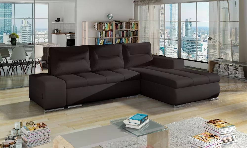 Dīvāns Ottavio standard · Brūns · 180 × 275 × 85 cm