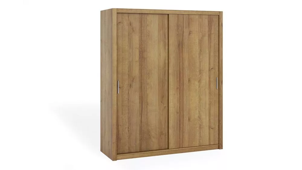 Skapis Bono BO SZ · Zelta ozols · 180 × 62 × 215 cm