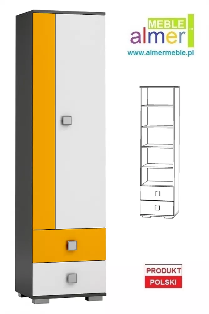 Plaukts Yellow 2 · 50 × 190 × 40 cm