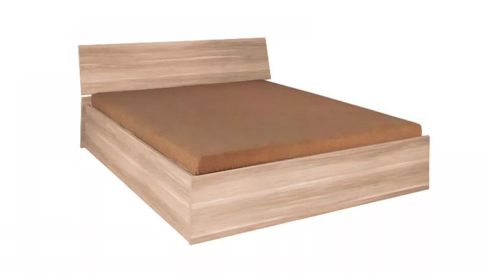 Gulta Penelopa P05 160x200 ar stelāžu Guļamvietas platums: 160 cm, Guļamvietas garums: 200 cm, · Sonoma · 174 × 210 × 76