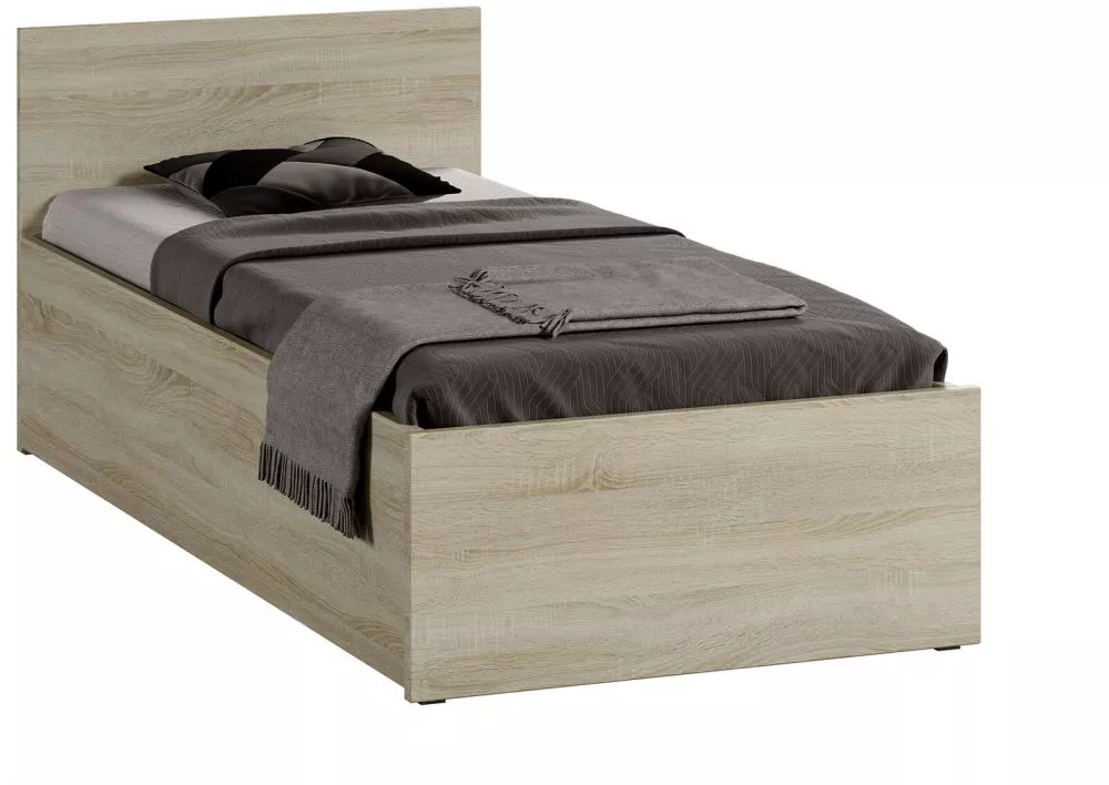 Gulta DM1 Magnat ar stelāžu Guļamvietas platums: 90 cm, Guļamvietas garums: 200 cm, · Ozols sonoma · 95 × 206 × 80 cm