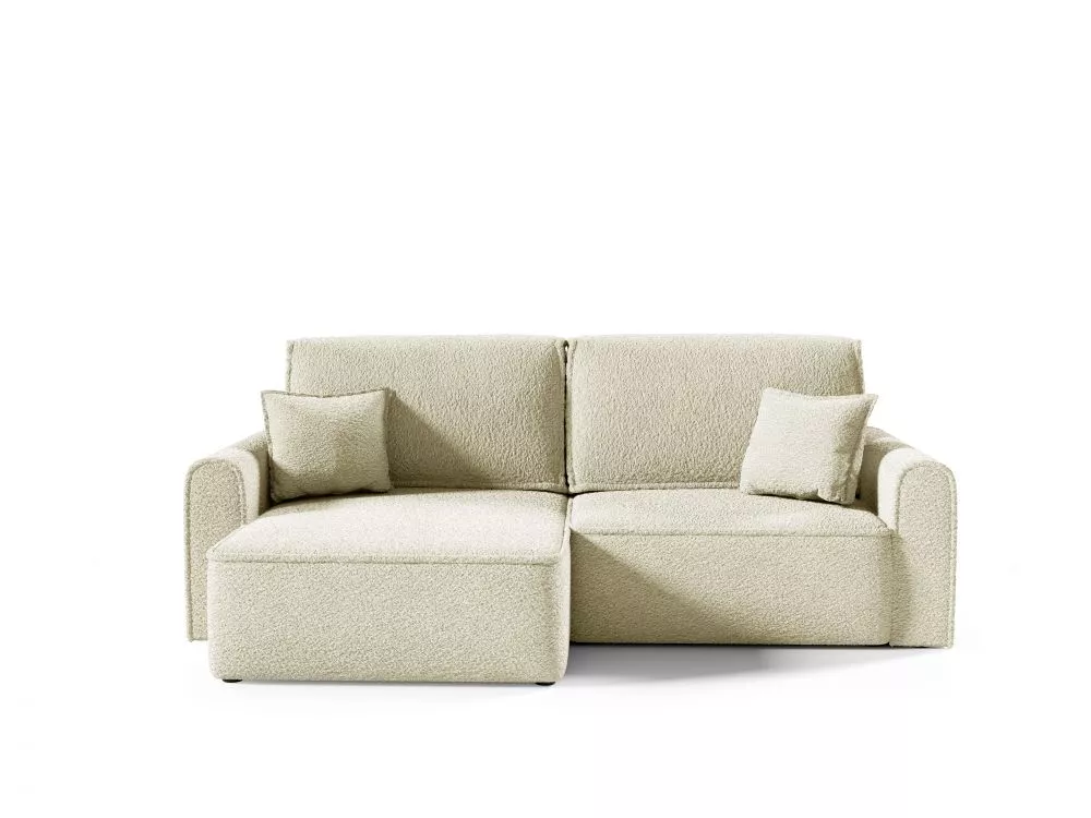 Dīvāns Loretto L Mini Premium Standard · Brūni pelēks · 158 × 240 × 88 cm
