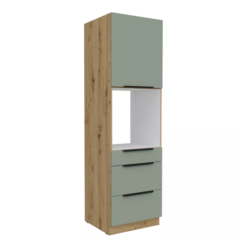 Virtuves skapis Aria Aquamarine 60 DPS-210 3S1F