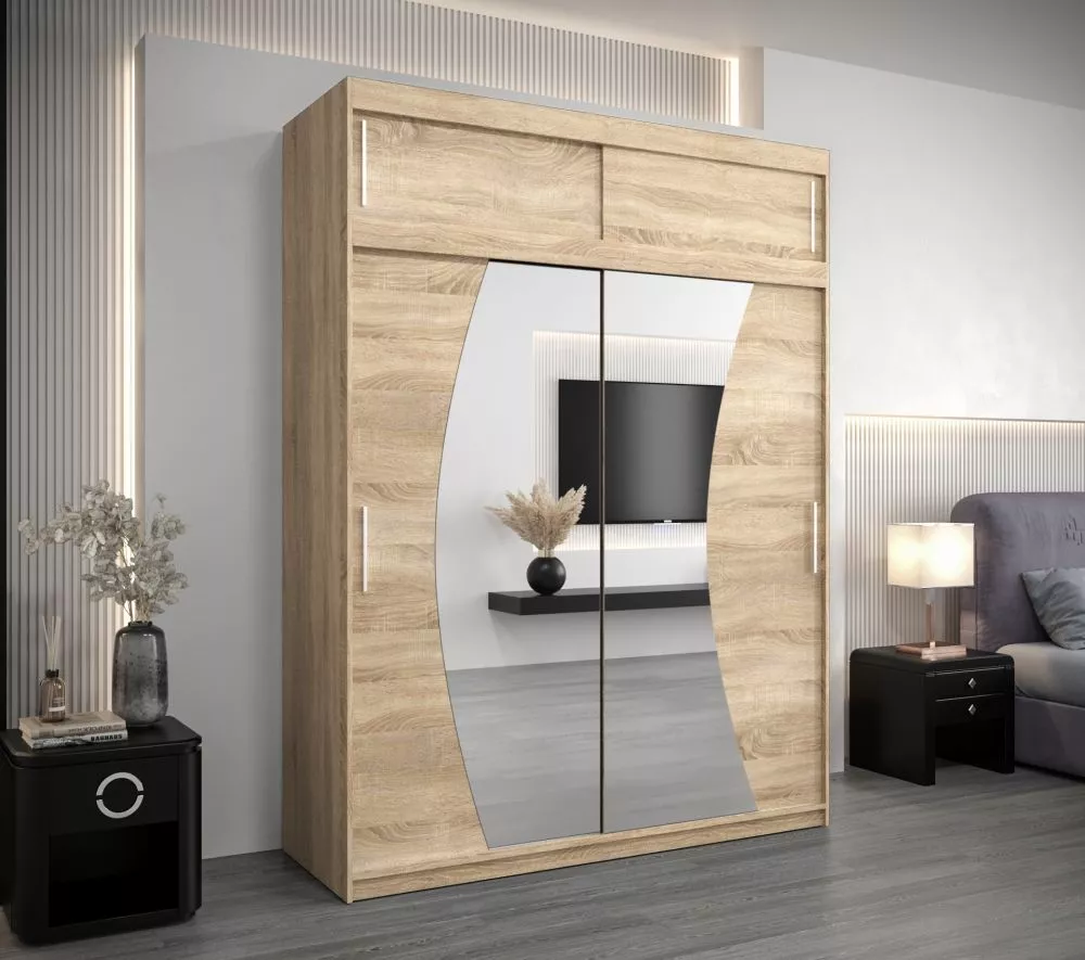 Skapis Wave Dream Premium · Sonoma · 180 × 62 × 240 cm