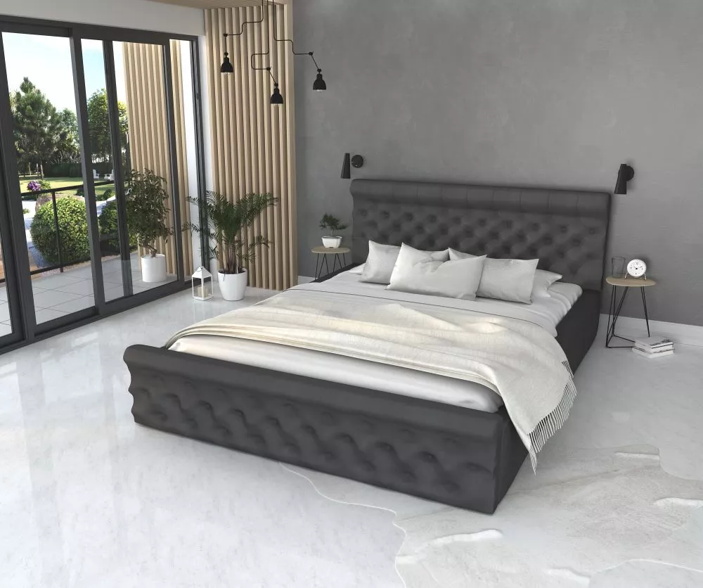 Gulta Chicago Premium Standard ar stelāžu Guļamvietas platums: 140 cm, Guļamvietas garums: 200 cm, stelāžas tips: metāla