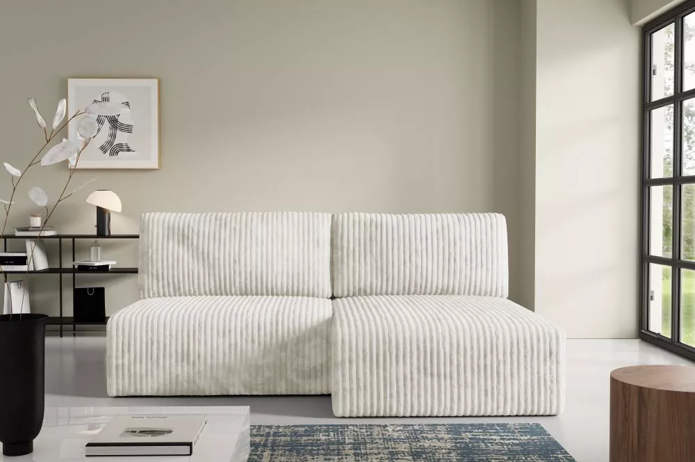 Dīvāns Bergamo Tilia standard · Krēms · 149 × 210 × 70 cm