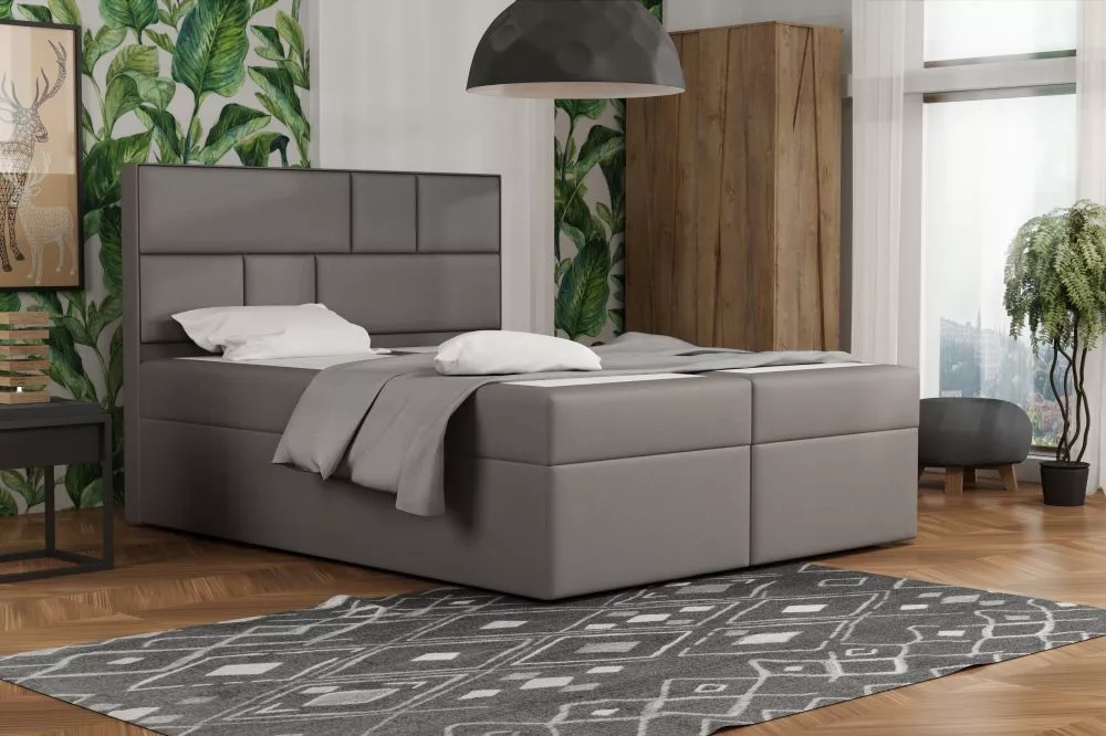 Gulta Modern Eco Standard Guļamvietas platums: 80 cm, Guļamvietas garums: 200 cm, · Pelēks · 82 × 210 × 120 cm