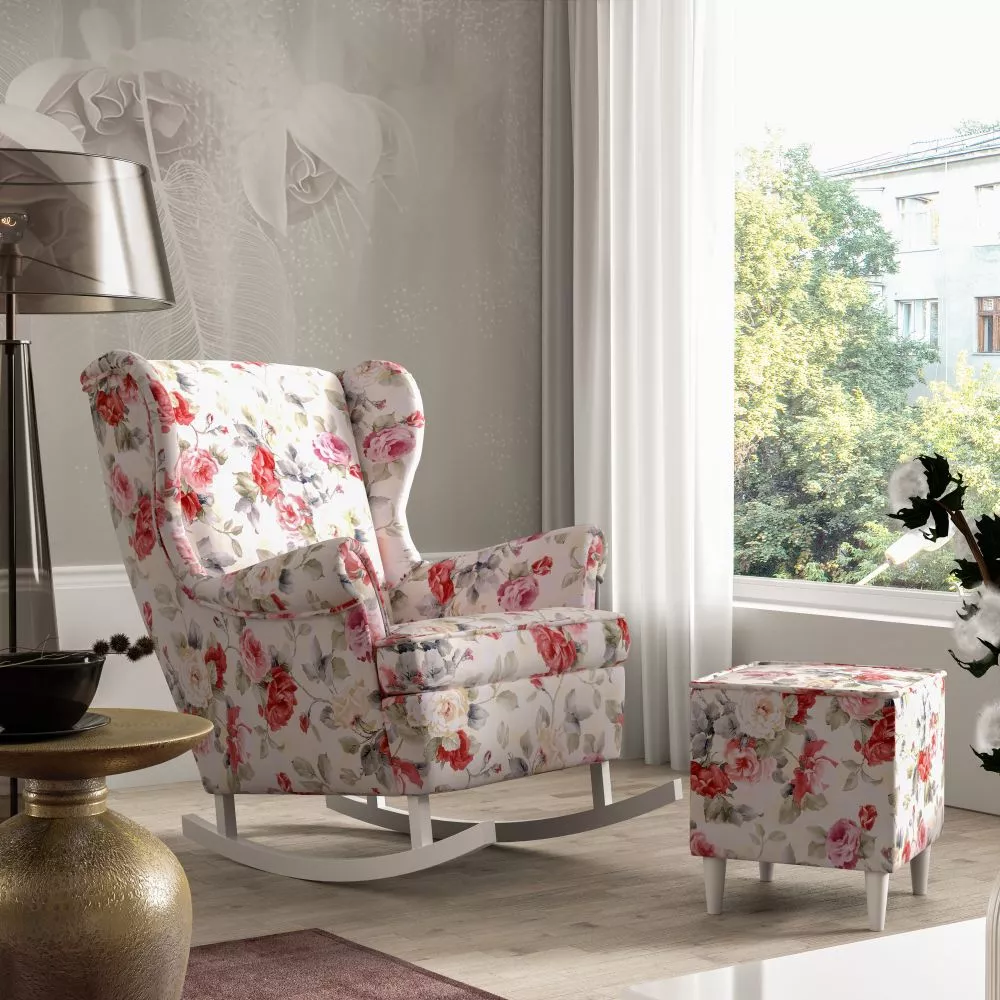Mīksts krēsls Maya 196 1S+P Standard Sēdvietas dziļums: 58 cm, · Daudzkrāsains · 80 × 88 × 104 cm