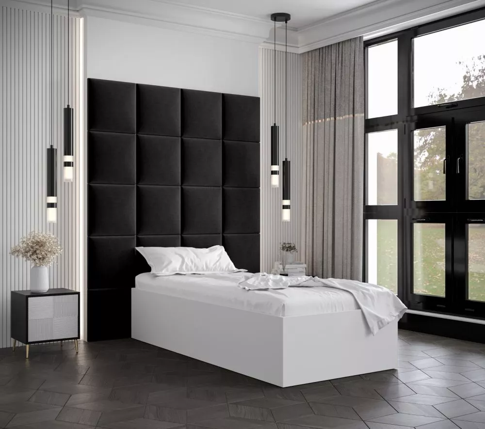 Gulta Bella 3 ar stelāžu Guļamvietas platums: 90 cm, Korpusa krāsa: balts, Guļamvietas garums: 200 cm, stelāžas tips: ko