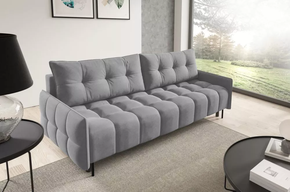 Dīvāns Monza Sofa standard · Gaiši pelēks · 103 × 215 × 92 cm