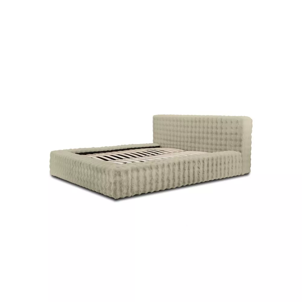 Gulta Nadia Standard ar stelāžu Guļamvietas platums: 140 cm, Guļamvietas garums: 200 cm, stelāžas tips: koka, · Kapučino