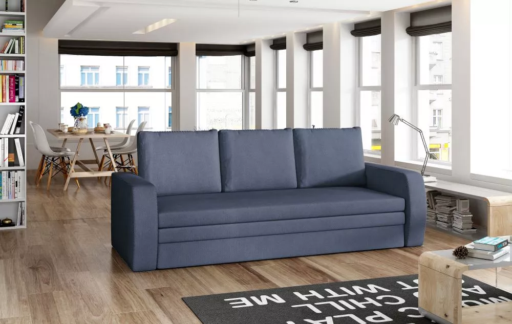 Dīvāns Inversa standard · Zila · 80 × 215 × 83 cm