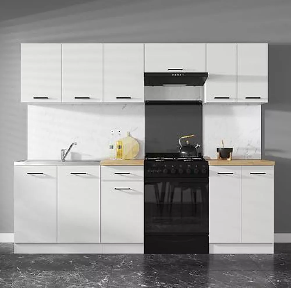 Virtuves komplekts Junona Line 240 Gloss Materiāls : MDF + LKSP plātne,