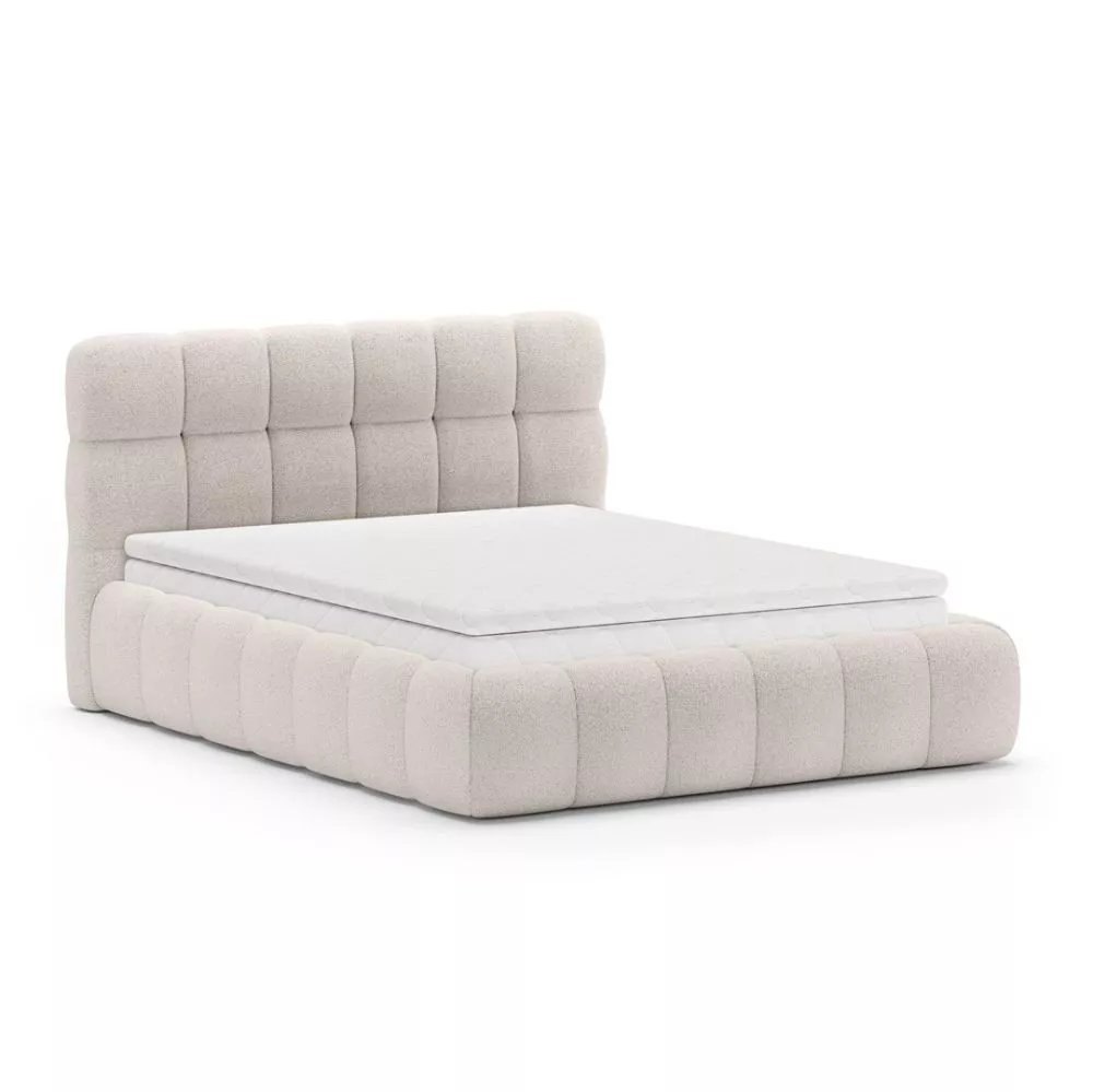 Gulta Cloud standard ar matraci Guļamvietas platums: 140 cm, Guļamvietas garums: 200 cm, stelāžas tips: metāla, · Bēšs ·