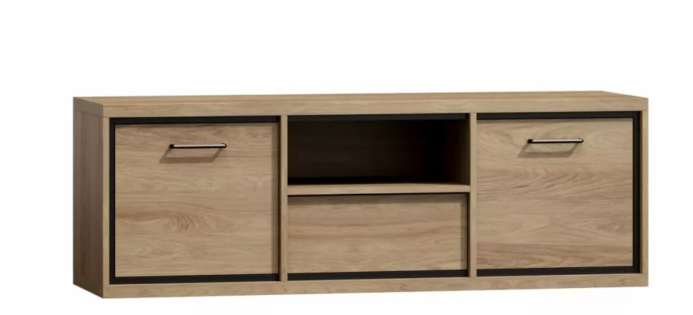 TV tumba Mediolan M12 · Dabīgs hickory · 139 × 41 × 47.5 cm