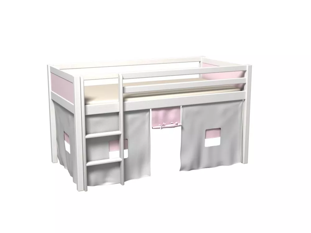 Bērnu gulta Max ar stelāžu Guļamvietas platums: 80 cm, Guļamvietas garums: 180 cm, · 88 × 188 × 107 cm
