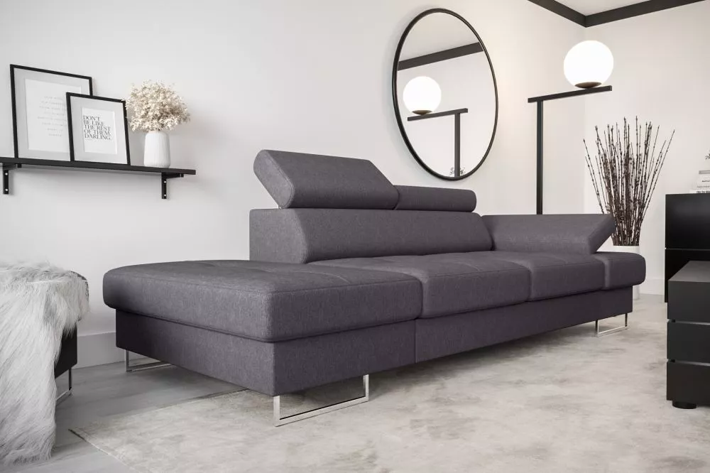 Dīvāns Galaxy 2S Premium standard · Tumši pelēks · 97 × 235 × 74 cm