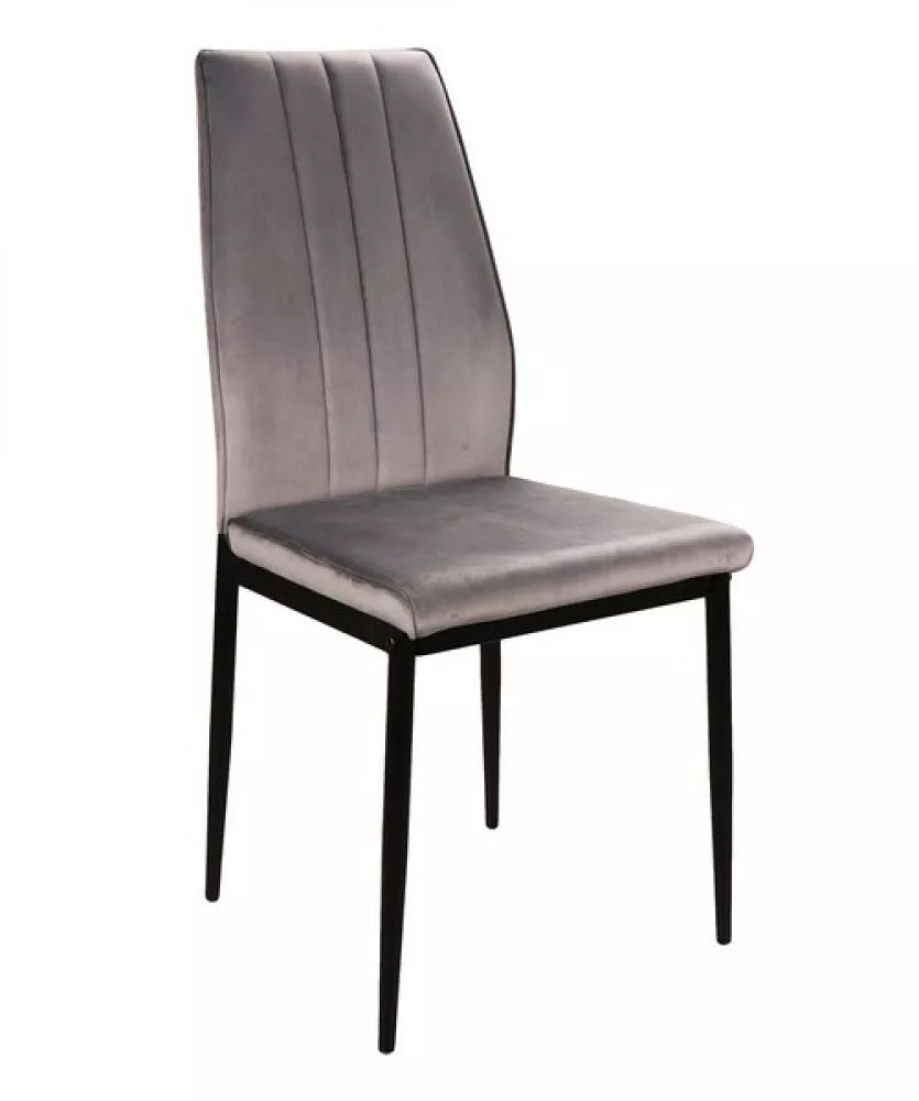 Krēsls Atom Velvet · Pelēks · 93 × 44 × 39 cm
