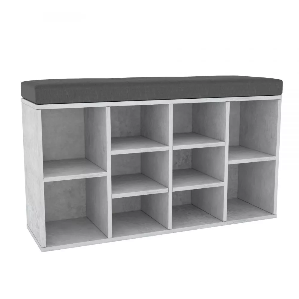 Apavu plaukts M10 · Betons · 104 × 53.4 × 30 cm