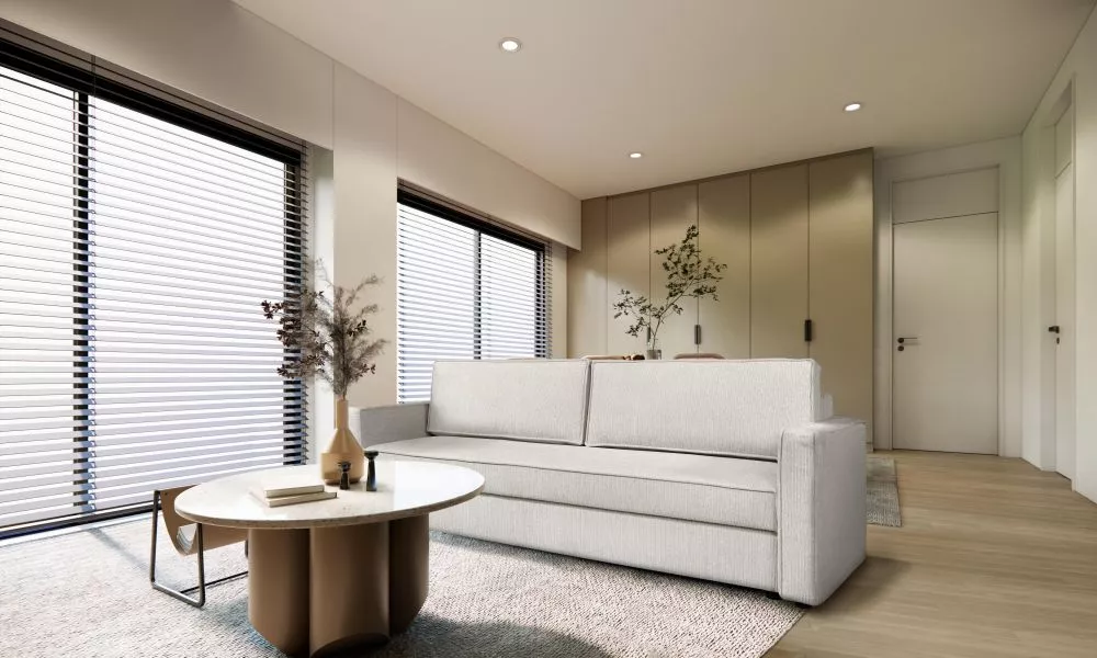 Dīvāns Etna Sofa Standard · Gaiši pelēks · 91 × 228 × 75 cm