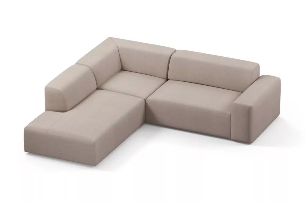 Dīvāns Zeus XL standard · Tumši bēšs · 252 × 263 × 70 cm