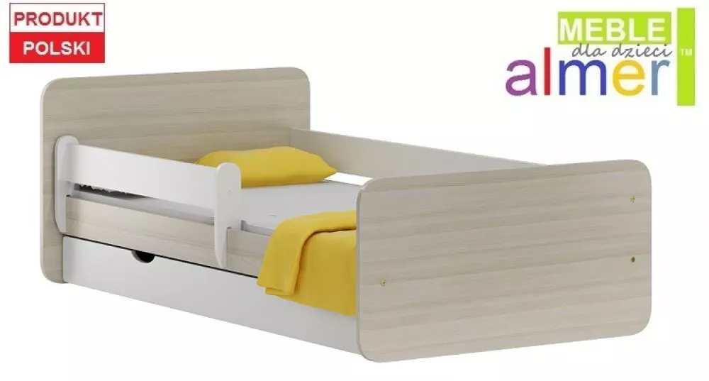 Bērnu gulta Nordi L20S ar stelāžu Guļamvietas platums: 80 cm, Guļamvietas garums: 160 cm, · 92 × 164 × 70 cm