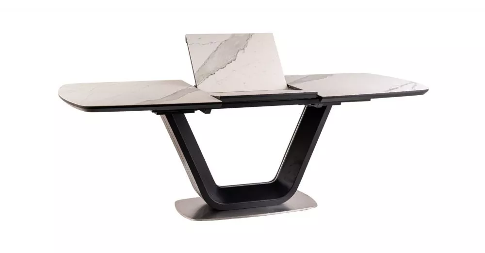 Galds Armani Ceramic · Balts + melns · 160 × 76 × 90 cm