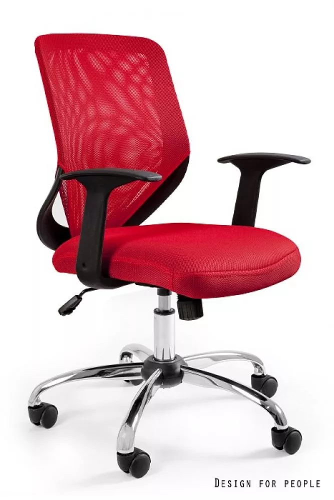Datorkrēsls Mobi Sēdvietas platums: 49 cm, · Sarkans · 62 × 49 × 92 cm