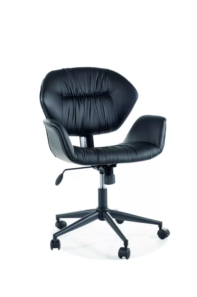 Datorkrēsls Q-214 · Melna · 62 × 84 cm