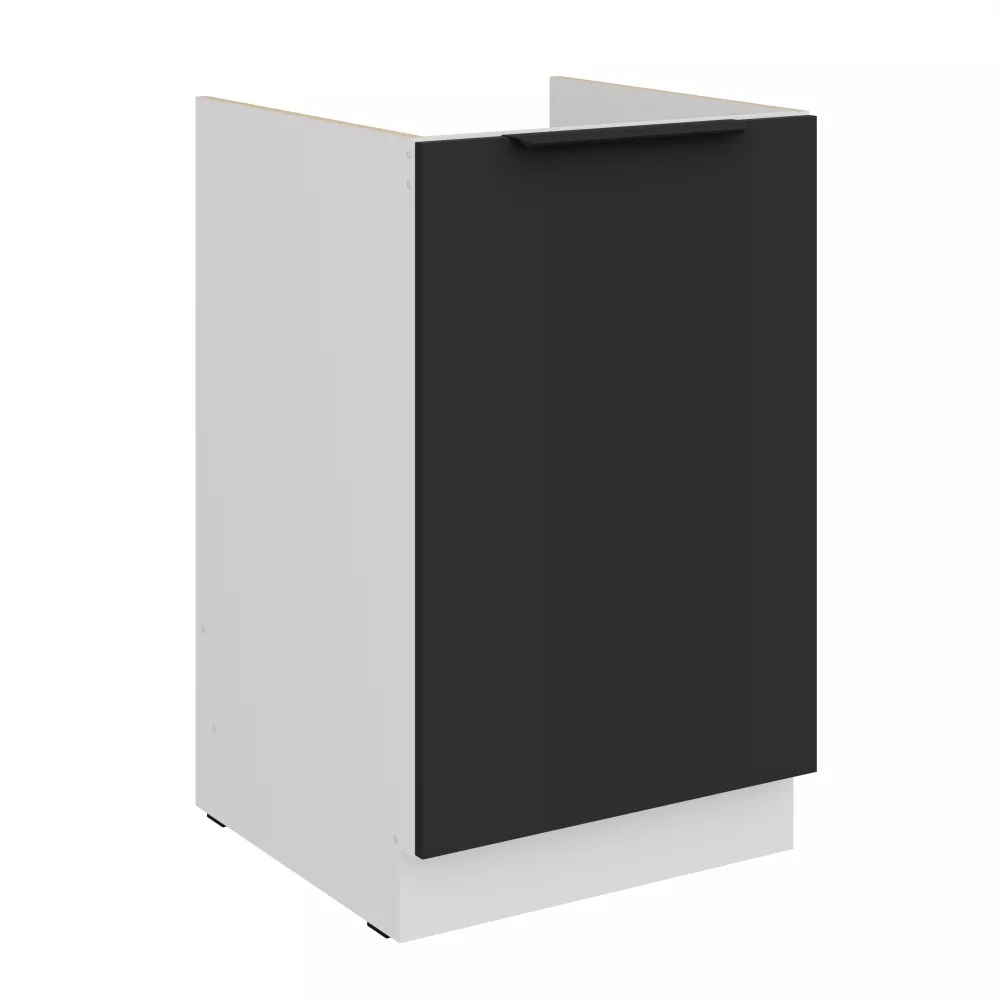Virtuves skapis Aria Black 50 ZL 1F BB