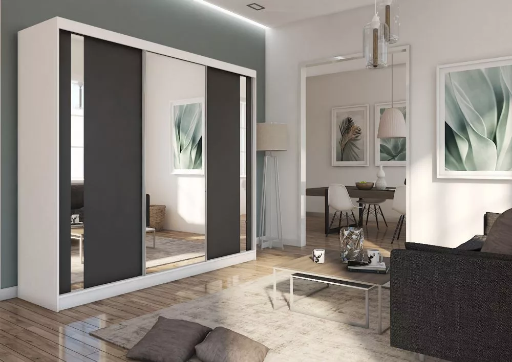 Skapis Gracja 240 ar LED · 240 × 61 × 216 cm