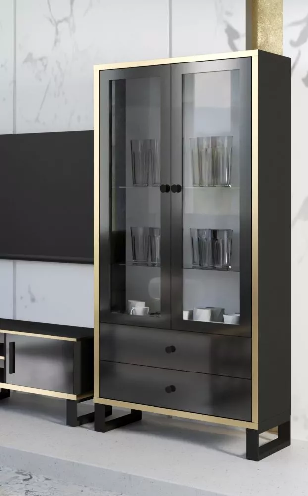 Sekcija Henry W2S Korpusa krāsa: melns, · 76 × 45 × 180 cm