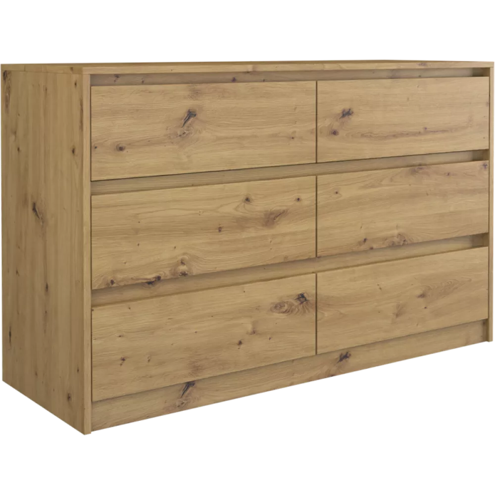 Kumode Karo K120-6 · Ozols artisan · 120 × 40 × 73.5 cm