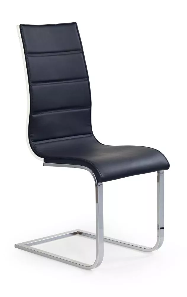 Krēsls K-104 · Balts + melns · 99 × 42 × 58 cm