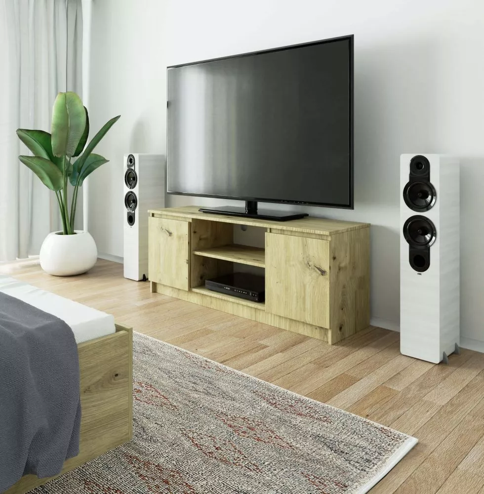 TV tumba RTV 2D1P · 140 × 40 × 55 cm