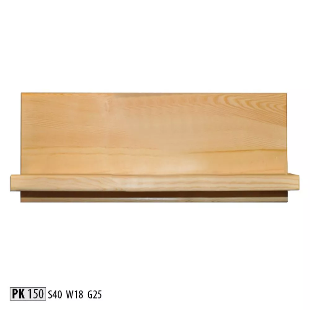 Plaukts PK 150 · Priede · 40 × 18 × 25 cm