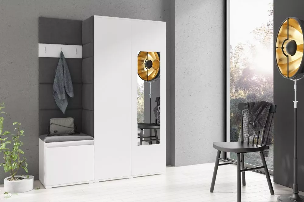 Apavu plaukts Emi 11 Trinity Korpusa krāsa: balts, · 140 × 185 × 40 cm