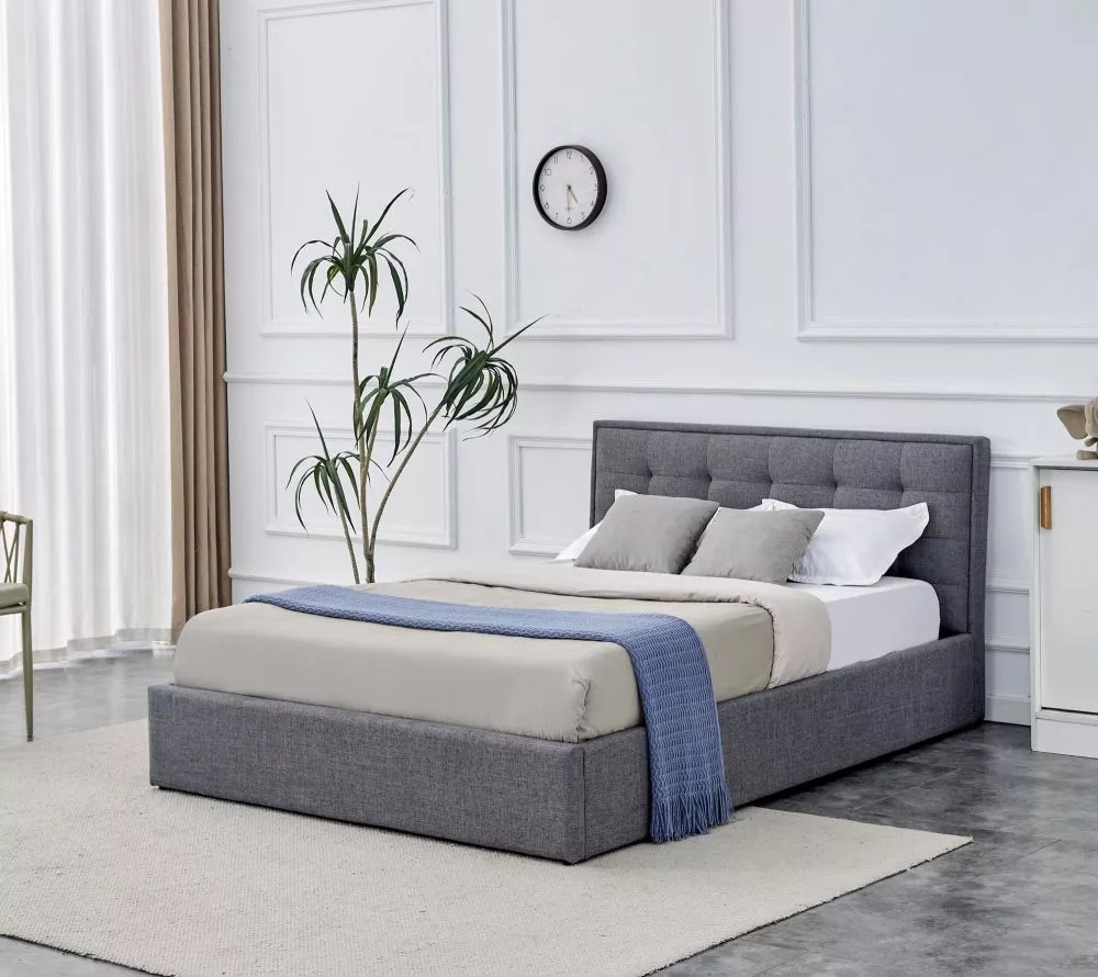 Gulta Padva ar stelāžu Guļamvietas platums: 140 cm, Guļamvietas garums: 200 cm, stelāžas tips: ar paceļamo mehānismu, · 