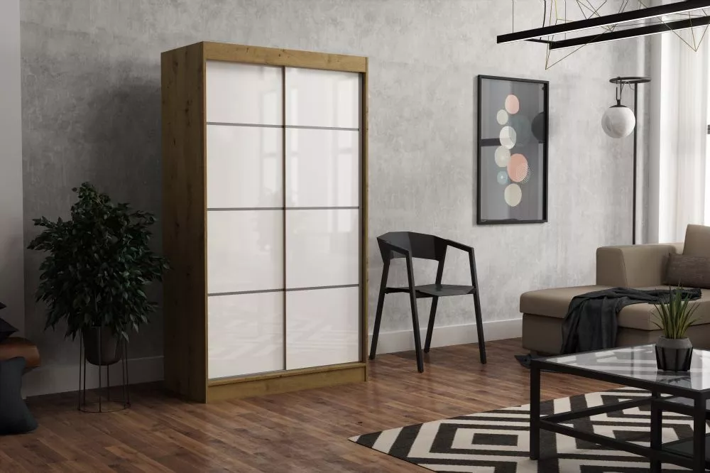 Skapis July Lacobel · 120 × 60 × 215 cm