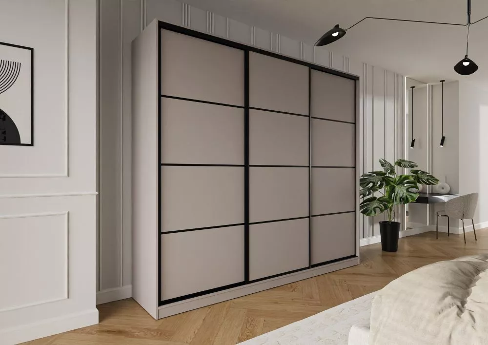 Skapis Trend 3 · Kašmira · 250 × 60 × 245 cm