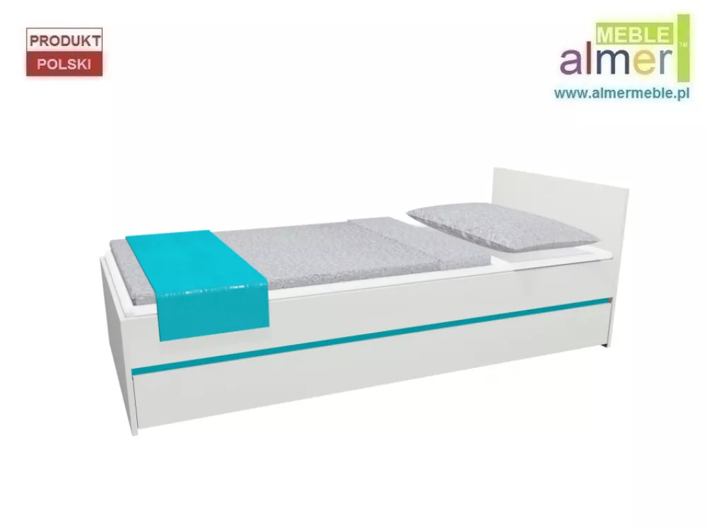 Bērnu gulta City C15 ar stelāžu Guļamvietas platums: 90 cm, Guļamvietas garums: 200 cm, · 94 × 204 × 70 cm