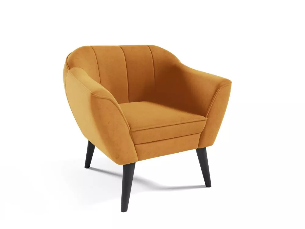 Mīksts krēsls Merida typ 192 Standard Sēdvietas dziļums: 52 cm, · Dzeltens · 80 × 74 × 75 cm