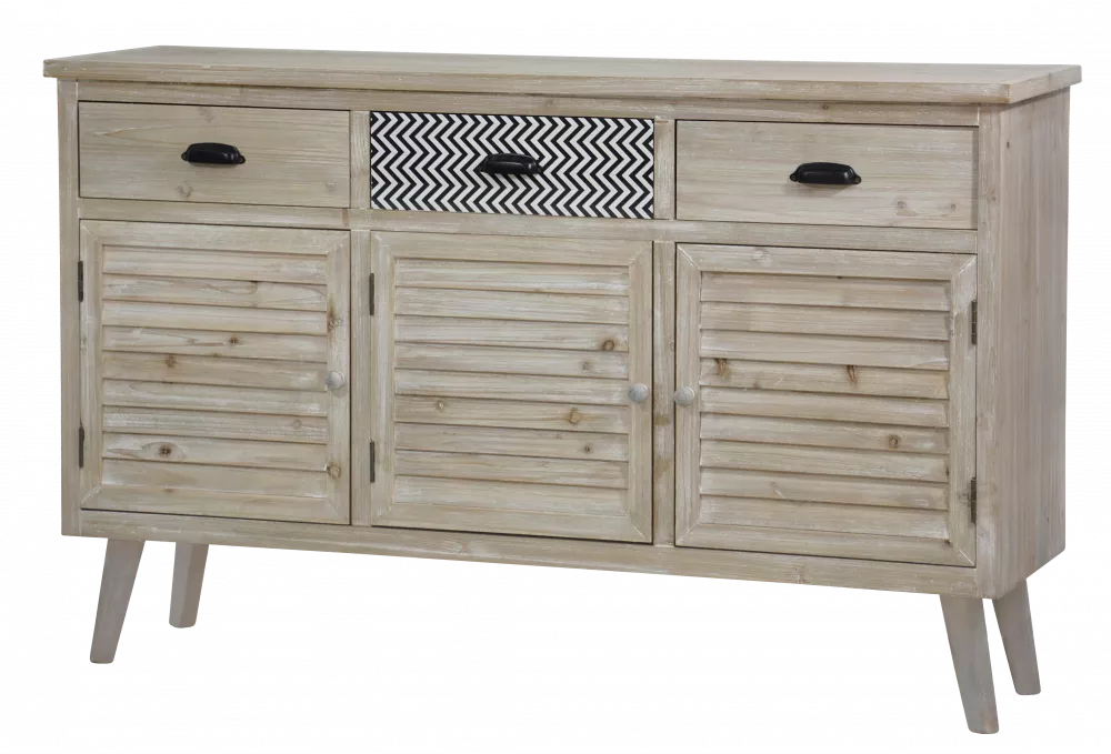 Kumode Loano LO03D · Gaiši brūns · 136 × 40 × 85 cm